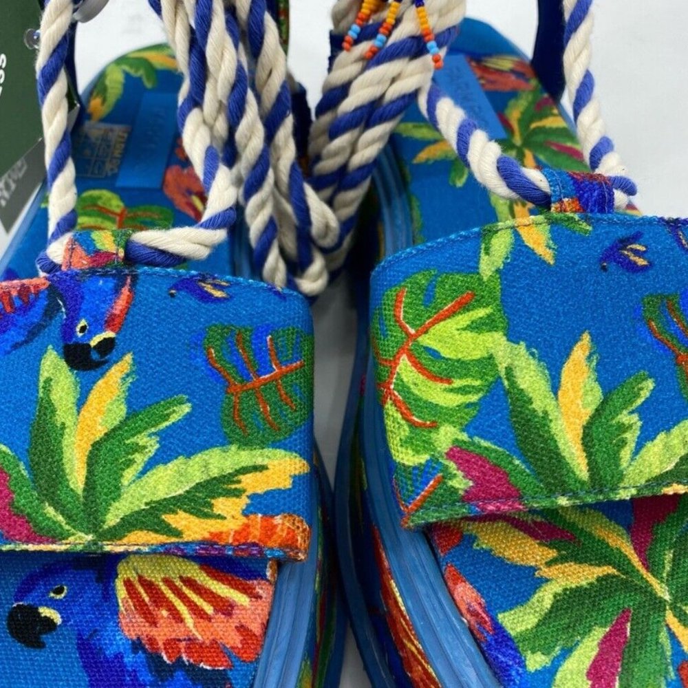 FARM Rio Blue Macaw Platform Sandal - Picture 9 of 9